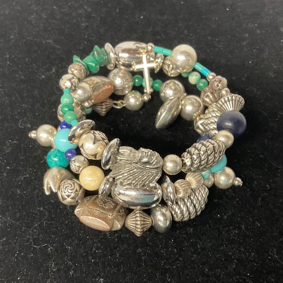 Southwest Coil Charm Bracelet - Picture 2 of 4
